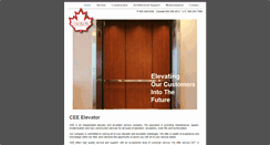 Desktop Screenshot of cee-elevator.com